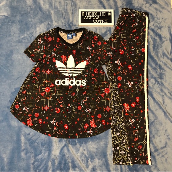 🎋Adidas Originals X Farm Floral Outfit 🌊 - Picture 4 of 8